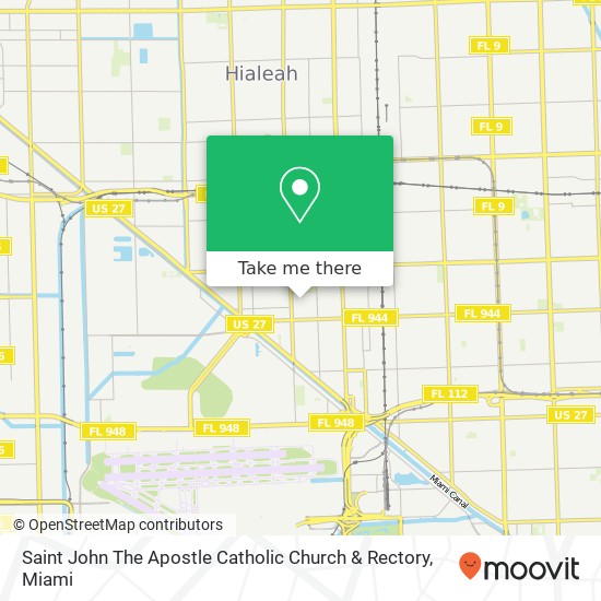 Saint John The Apostle Catholic Church & Rectory map