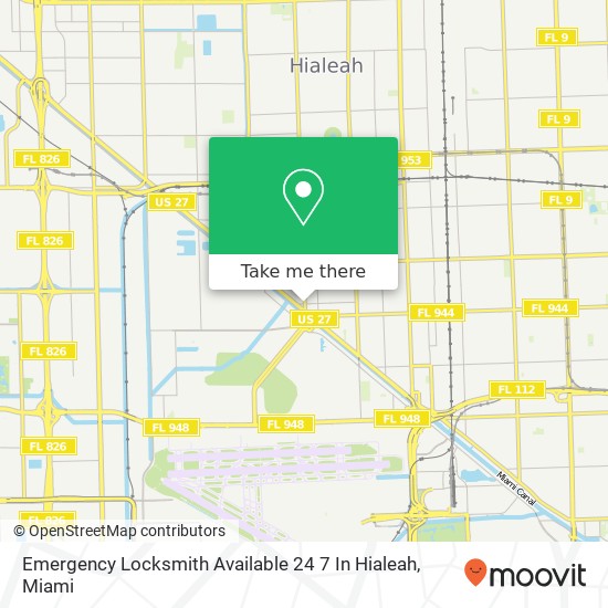 Emergency Locksmith Available 24 7 In Hialeah map