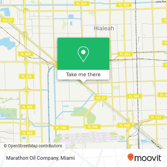 Marathon Oil Company map