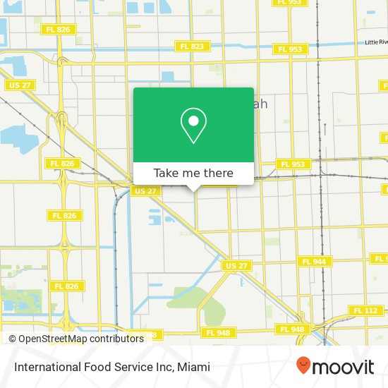 International Food Service Inc map