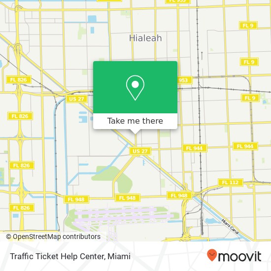 Traffic Ticket Help Center map
