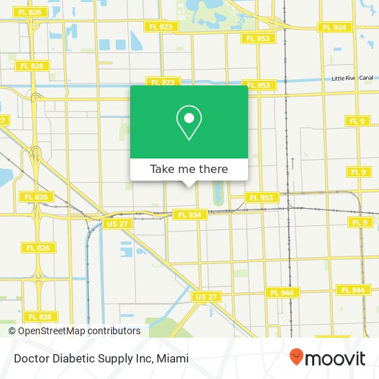 Doctor Diabetic Supply Inc map