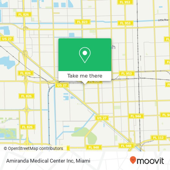 Amiranda Medical Center Inc map