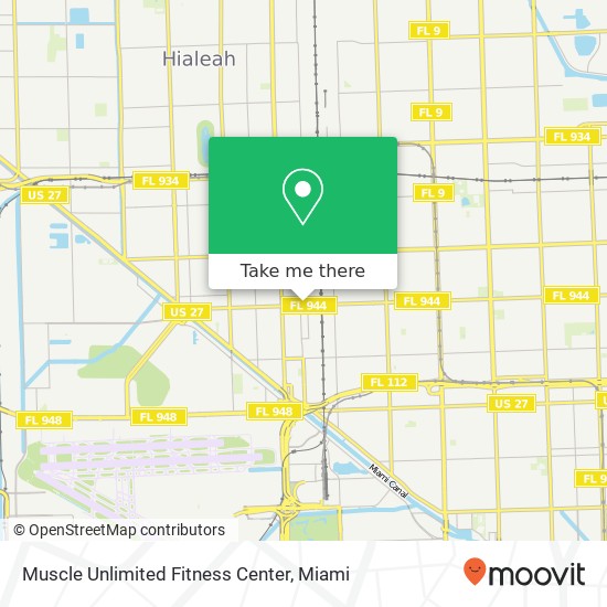 Mapa de Muscle Unlimited Fitness Center