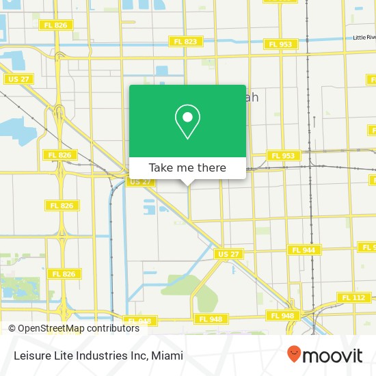 Leisure Lite Industries Inc map