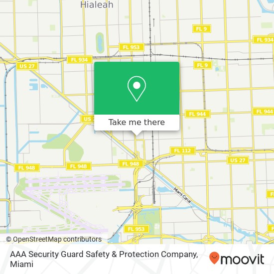 Mapa de AAA Security Guard Safety & Protection Company