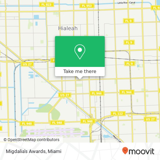 Migdalia's Awards map