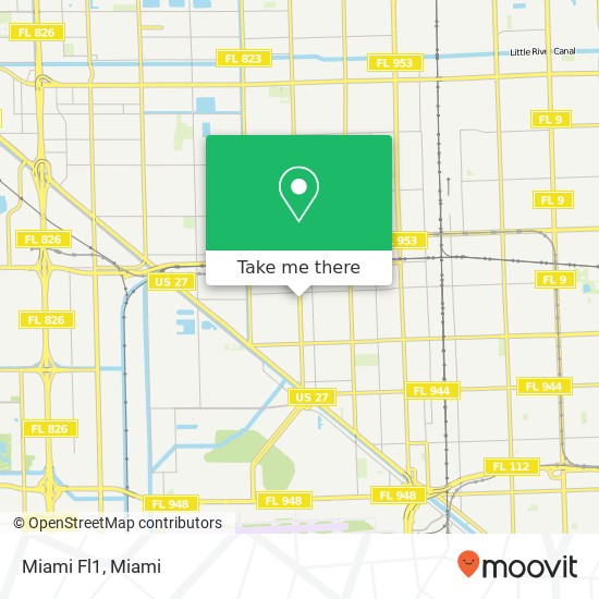 Mapa de Miami Fl1