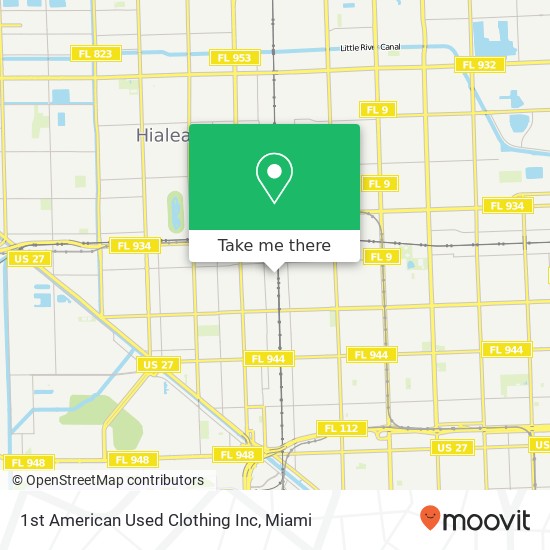 1st American Used Clothing Inc map