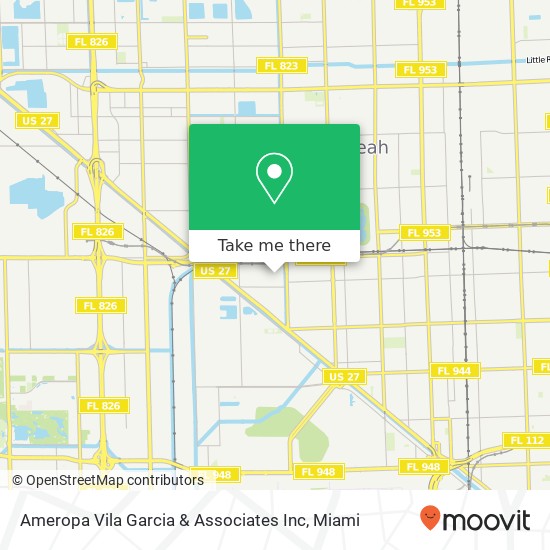 Mapa de Ameropa Vila Garcia & Associates Inc