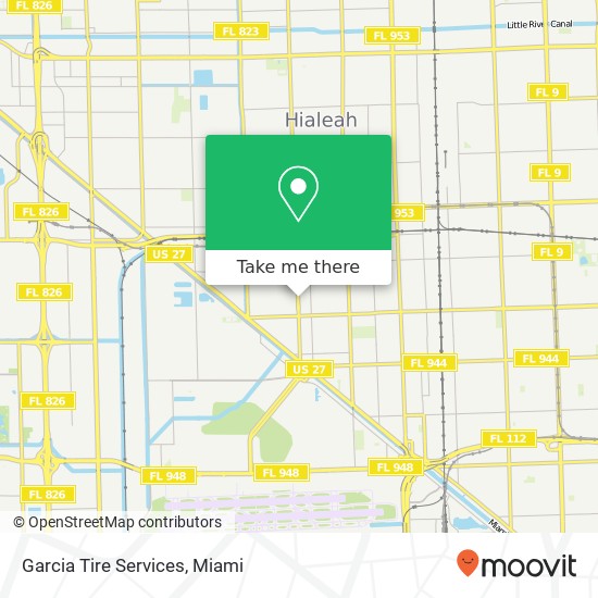 Mapa de Garcia Tire Services