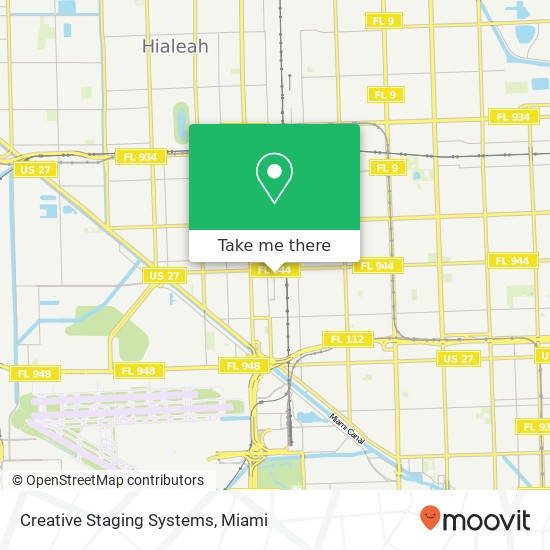 Creative Staging Systems map