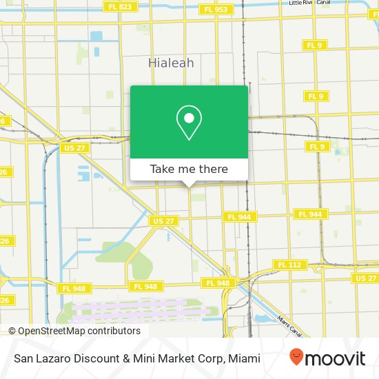 San Lazaro Discount & Mini Market Corp map