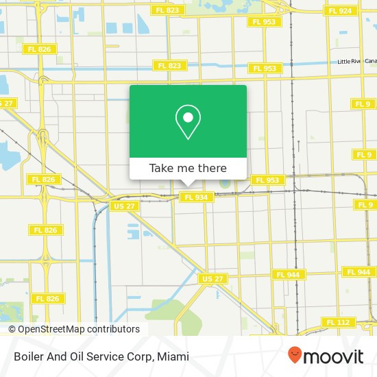 Boiler And Oil Service Corp map