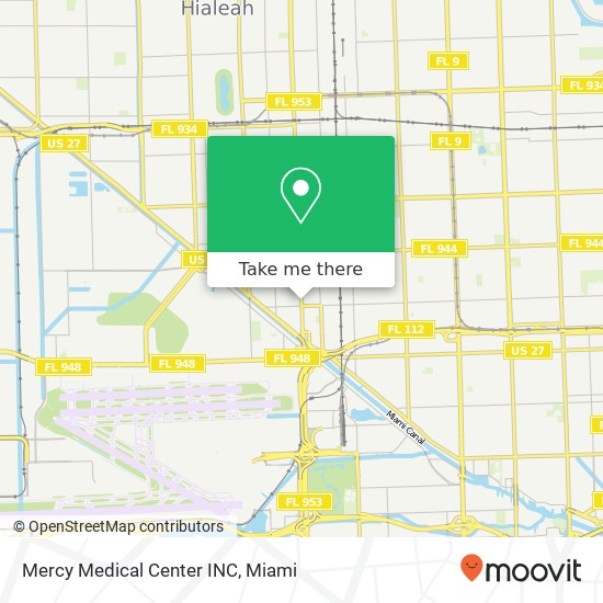 Mapa de Mercy Medical Center INC