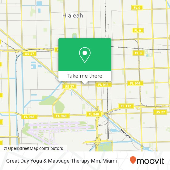 Great Day Yoga & Massage Therapy Mm map