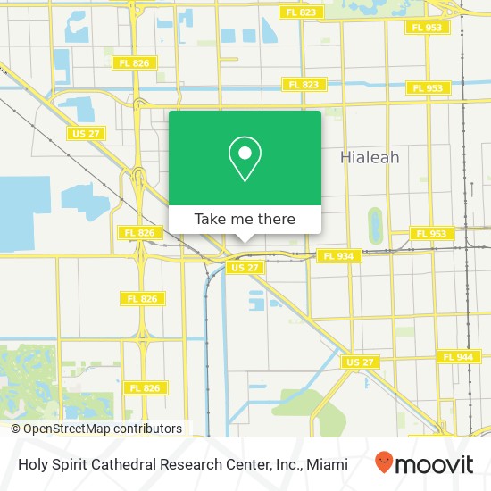 Mapa de Holy Spirit Cathedral Research Center, Inc.