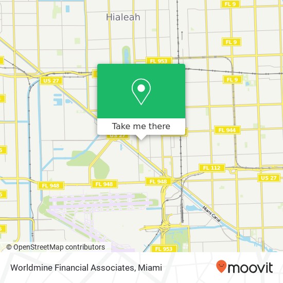 Worldmine Financial Associates map