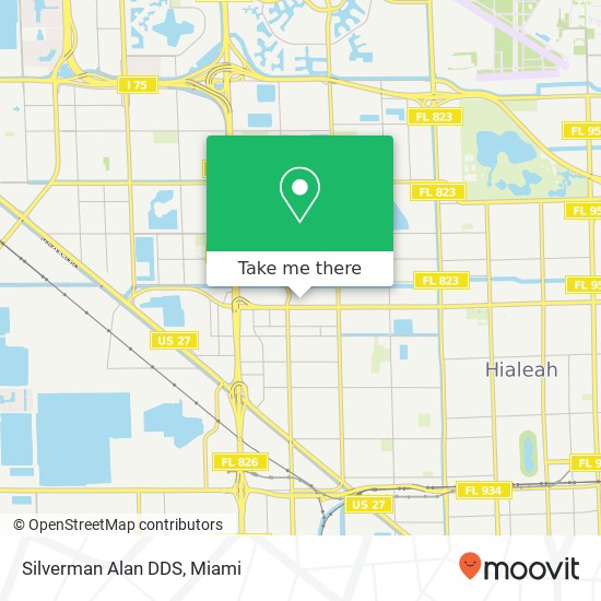 Silverman Alan DDS map