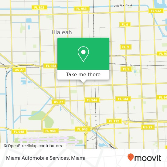 Miami Automobile Services map