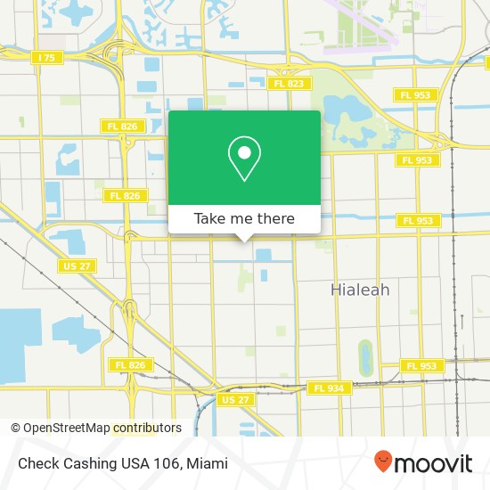 Check Cashing USA 106 map