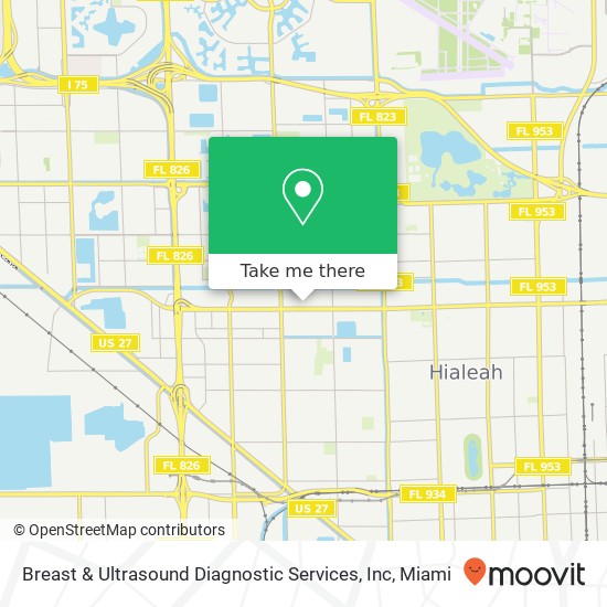 Breast & Ultrasound Diagnostic Services, Inc map