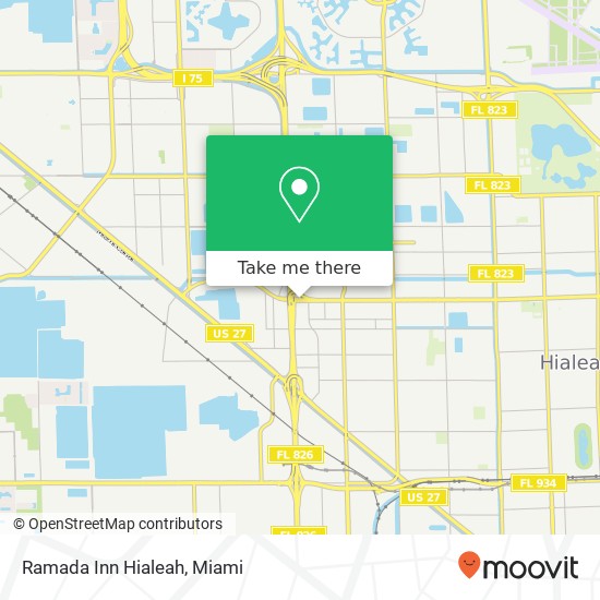 Mapa de Ramada Inn Hialeah