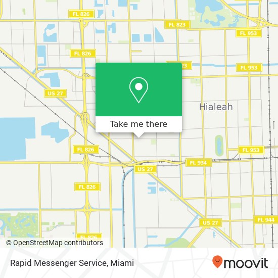 Rapid Messenger Service map