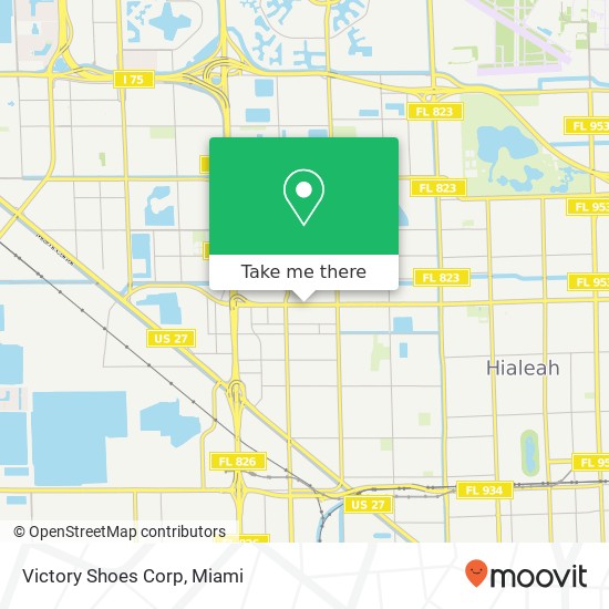 Mapa de Victory Shoes Corp