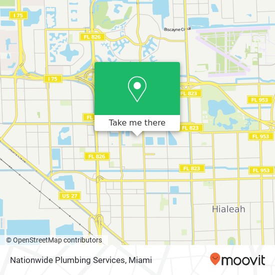 Mapa de Nationwide Plumbing Services