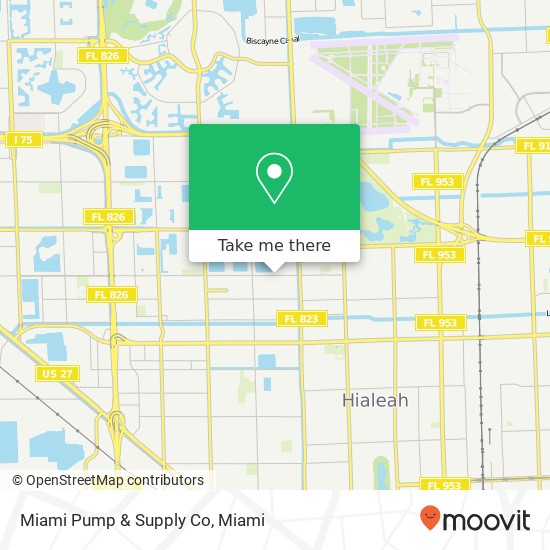 Miami Pump & Supply Co map