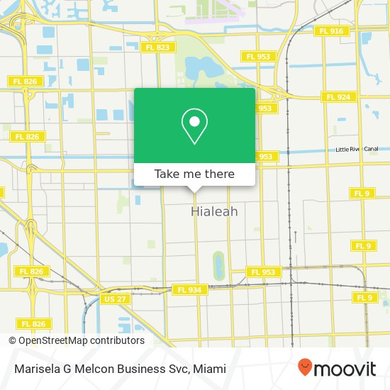 Marisela G Melcon Business Svc map