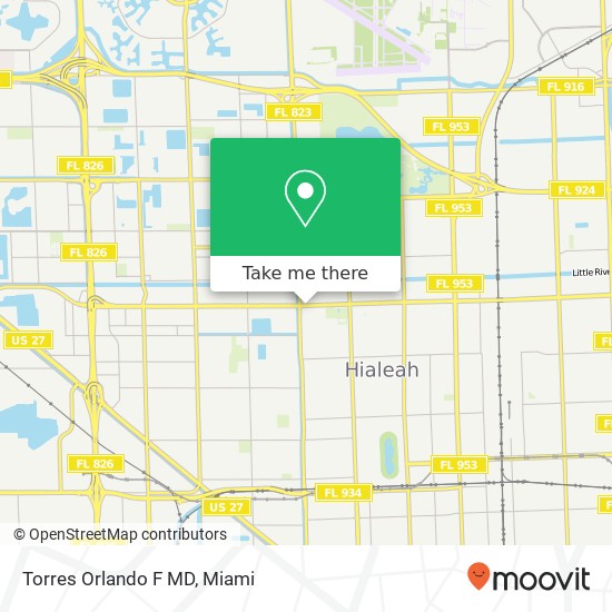 Mapa de Torres Orlando F MD