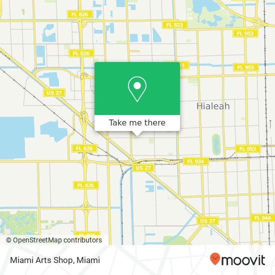 Mapa de Miami Arts Shop