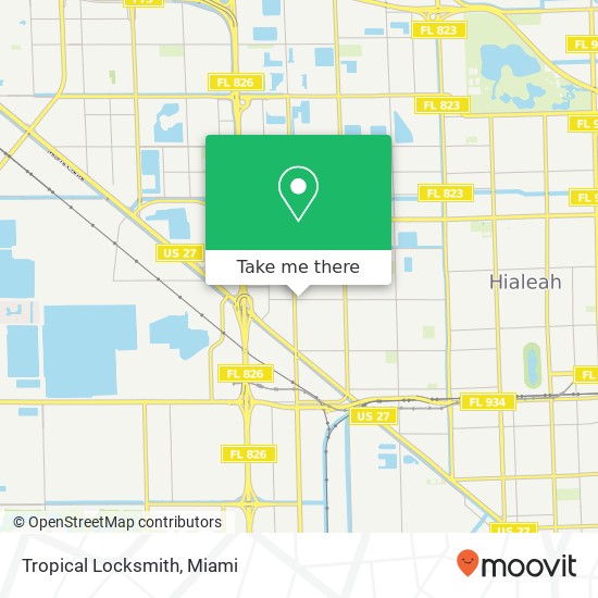 Tropical Locksmith map