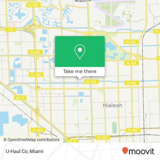 U-Haul Co map