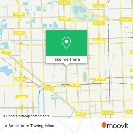 A Smart Auto Towing map