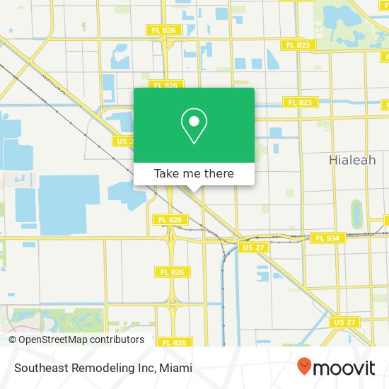 Southeast Remodeling Inc map