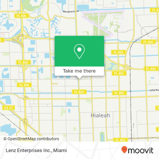 Lenz Enterprises Inc. map