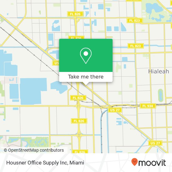 Housner Office Supply Inc map