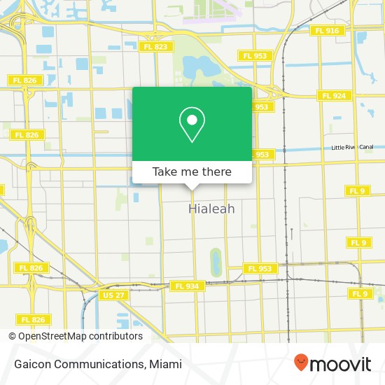 Gaicon Communications map