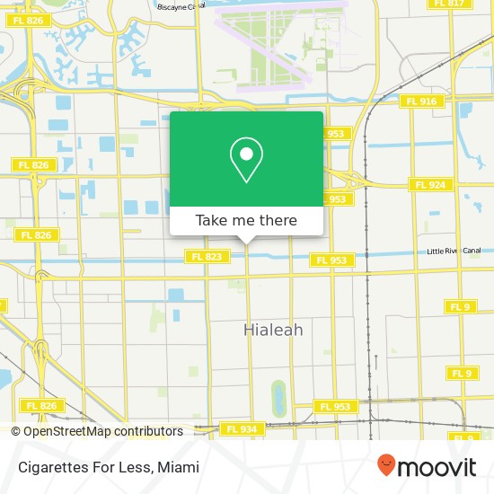 Mapa de Cigarettes For Less