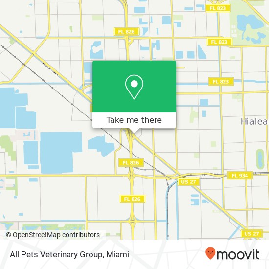 All Pets Veterinary Group map