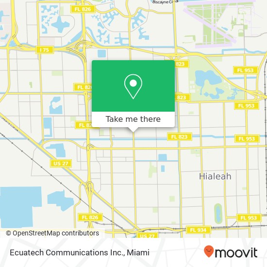 Ecuatech Communications Inc. map