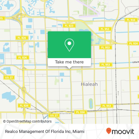 Realco Management Of Florida Inc map