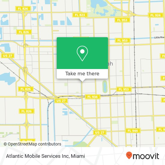 Mapa de Atlantic Mobile Services Inc