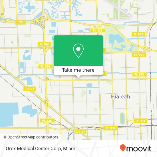 Orex Medical Center Corp map