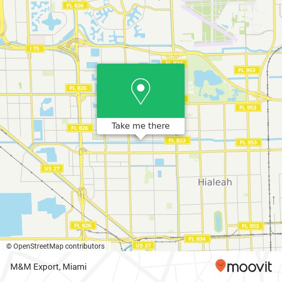 M&M Export map