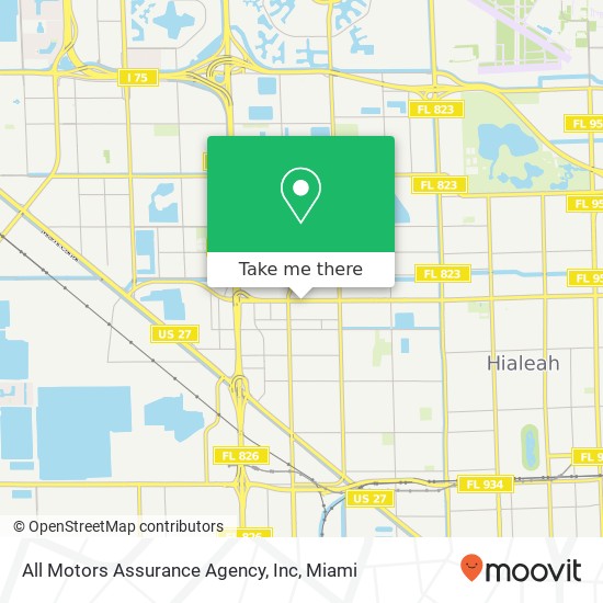 All Motors Assurance Agency, Inc map