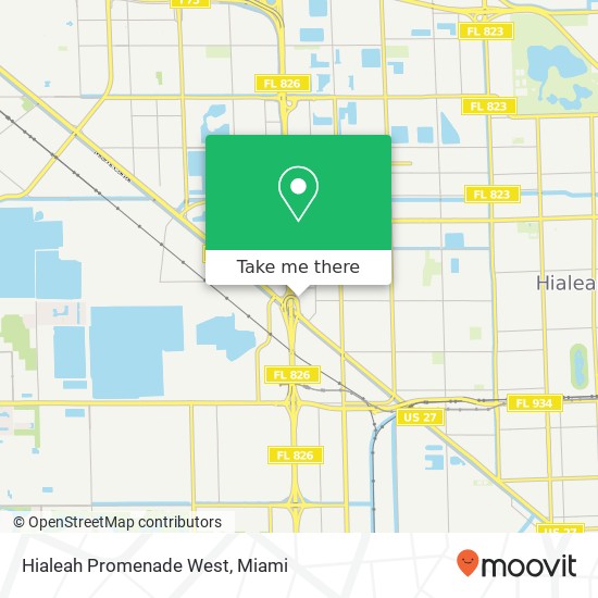 Mapa de Hialeah Promenade West